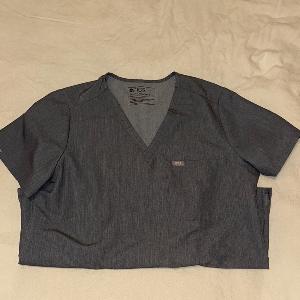 Figs Gray Women's Top